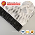 Breathable warp polyester lining knitting sports net knitting mesh fabric